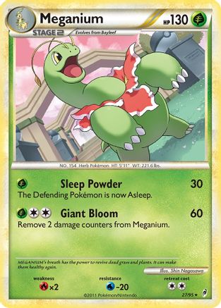 Meganium (27/95) [Call of Legends] Reverse Holofoil - Rare
