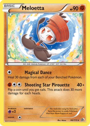 Meloetta (086/113) [Legendary Treasures] Reverse Holofoil - Rare