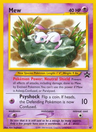 Mew (047/53) [WoTC Promo] - Promo