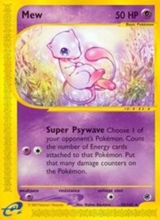 Mew (55/165) [Expedition] - Rare