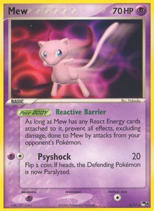 Mew (4/017) [POP Series 4] Holofoil - Rare