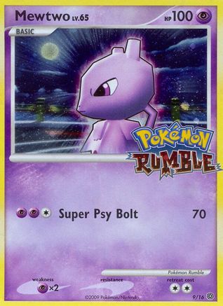 Mewtwo (9/16) [Rumble] Holofoil - Promo