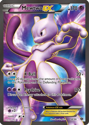 Mewtwo EX (98 Full Art) (98/99) [Next Destinies] Holofoil - Ultra Rare