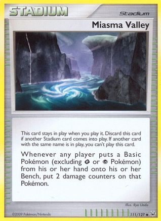 Miasma Valley (111/127) [Platinum] Reverse Holofoil - Uncommon