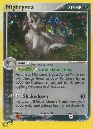 Mightyena (10/109) [Ruby and Sapphire] Reverse Holofoil - Holo Rare