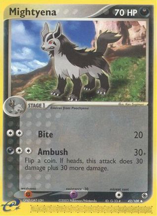 Mightyena (42/109) [Ruby and Sapphire] - Uncommon