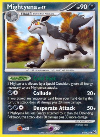 Mightyena (54/127) [Platinum] Reverse Holofoil - Uncommon
