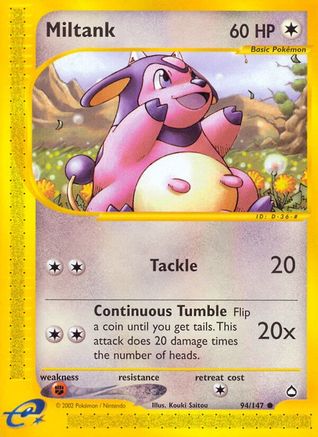 Miltank (094/147) [Aquapolis] - Common