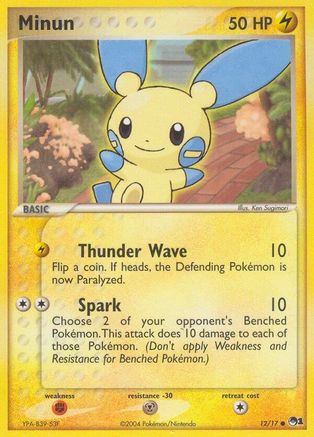 Minun (012/17) [POP Series 1] - Common