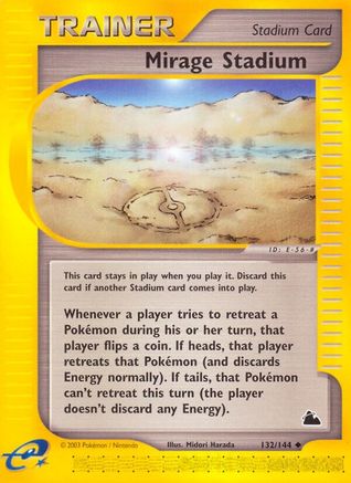 Mirage Stadium (132/144) [Skyridge] - Uncommon