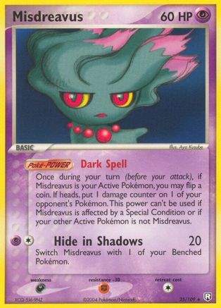 Misdreavus (025/109) [Team Rocket Returns] Reverse Holofoil - Rare