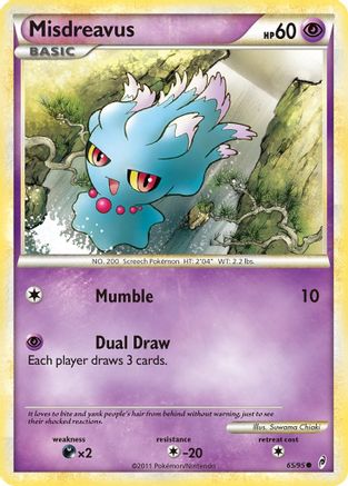 Misdreavus (65/95) [Call of Legends] Reverse Holofoil - Common