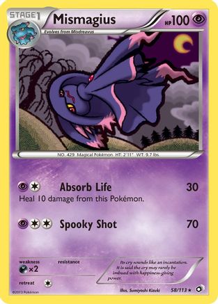Mismagius (058/113) [Legendary Treasures] Reverse Holofoil - Rare