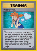 Misty's Wish (108/132) [Gym Challenge] 1st Edition - Rare