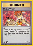 Misty's Wrath (114/132) [Gym Heroes] 1st Edition - Uncommon