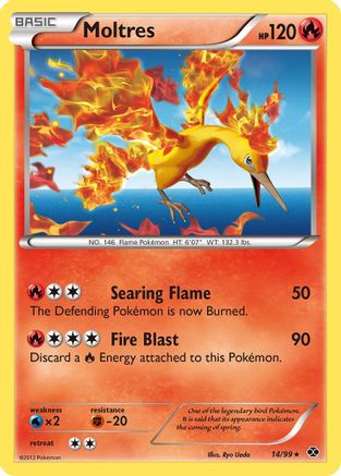 Moltres (014/99) [Next Destinies] Holofoil - Holo Rare