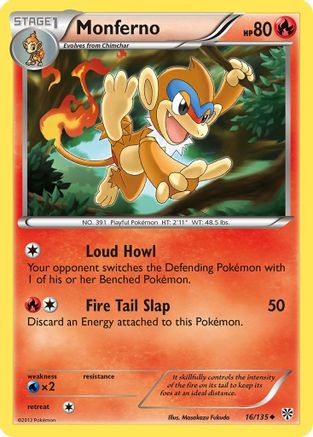 Monferno (16/135) [Plasma Storm] - Uncommon