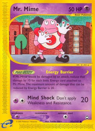 Mr. Mime (95a) (95a/147) [Aquapolis] Reverse Holofoil - Common