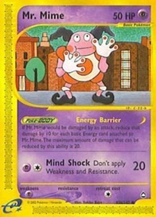 Mr. Mime (95b) (95b) [Aquapolis] Reverse Holofoil - Common