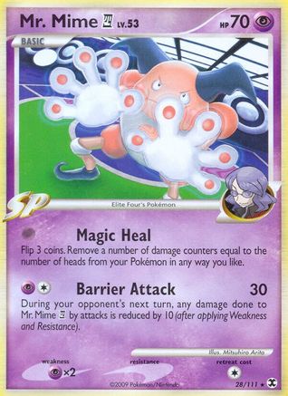 Mr. Mime E4 (28/111) [Rising Rivals] Reverse Holofoil - Rare