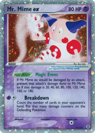 Mr. Mime ex (111/112) [FireRed & LeafGreen] Holofoil - Ultra Rare