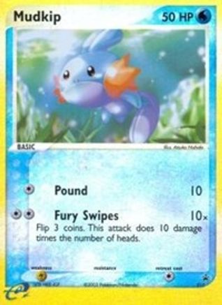 Mudkip - 010 (e-League) (10/40) [Nintendo Promos] Reverse Holofoil - Promo