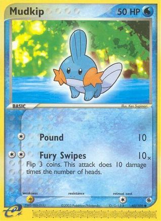 Mudkip (060/109) [Ruby and Sapphire] Reverse Holofoil - Common