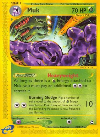 Muk (23/147) [Aquapolis] Reverse Holofoil - Rare
