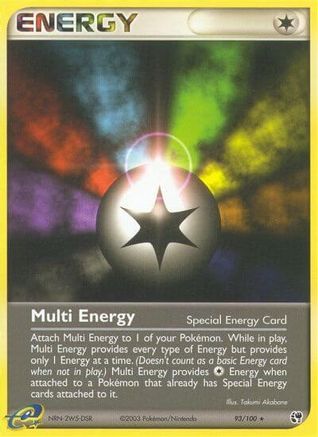 Multi Energy (93/100) [Sandstorm] Reverse Holofoil - Rare