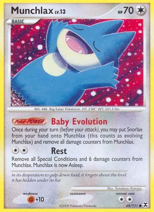 Munchlax (069/111) [Rising Rivals] Reverse Holofoil - Common