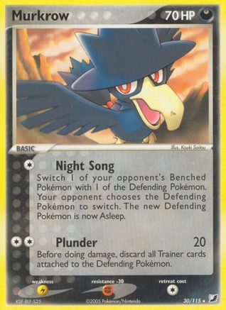 Murkrow (30/115) [Unseen Forces] Reverse Holofoil - Rare