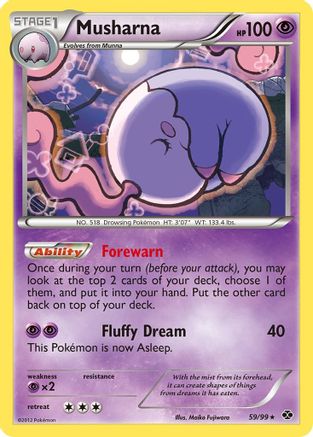 Musharna (59/99) [Next Destinies] Reverse Holofoil - Rare