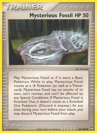 Mysterious Fossil (85/108) [Power Keepers] Reverse Holofoil - Common