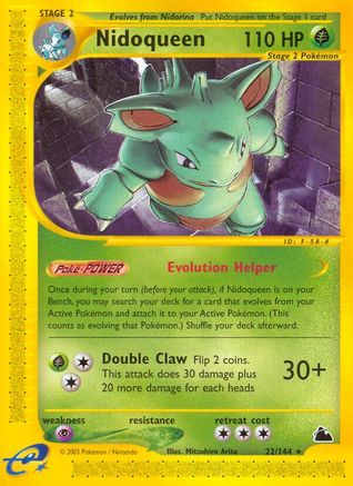 Nidoqueen (22/144) [Skyridge] - Rare