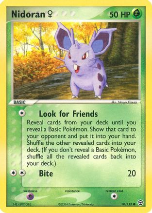 Nidoran F (070/112) [FireRed & LeafGreen] Reverse Holofoil - Common