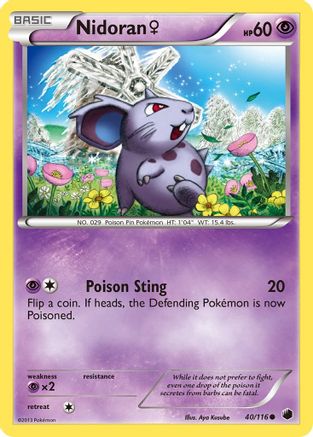 Nidoran F (40/116) [Plasma Freeze] - Common