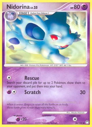 Nidorina (056/123) [Mysterious Treasures] Reverse Holofoil - Uncommon