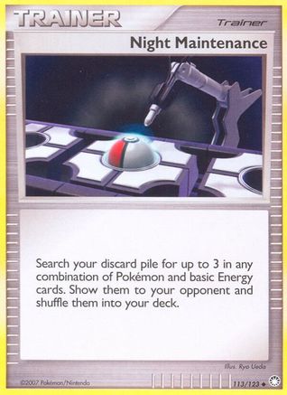 Night Maintenance (113/123) [Mysterious Treasures] - Uncommon