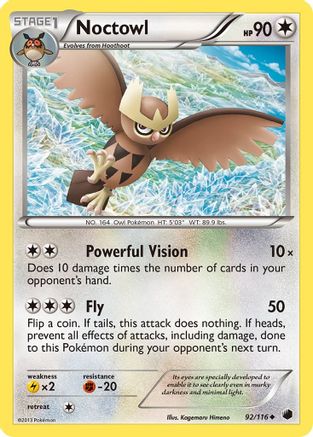 Noctowl (92/116) [Plasma Freeze] - Uncommon