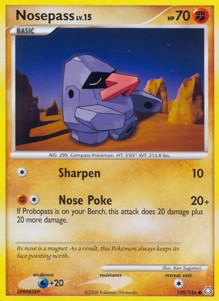 Nosepass (109/146) [Legends Awakened] Reverse Holofoil - Common
