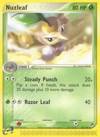 Nuzleaf (48/100) [Sandstorm] - Uncommon