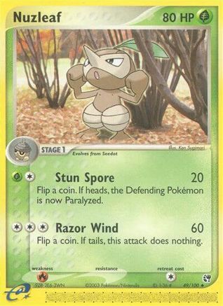 Nuzleaf (49/100) [Sandstorm] - Uncommon