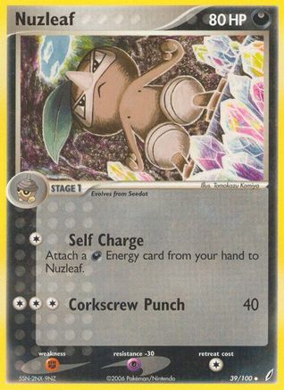 Nuzleaf (039/100) [Crystal Guardians] - Uncommon
