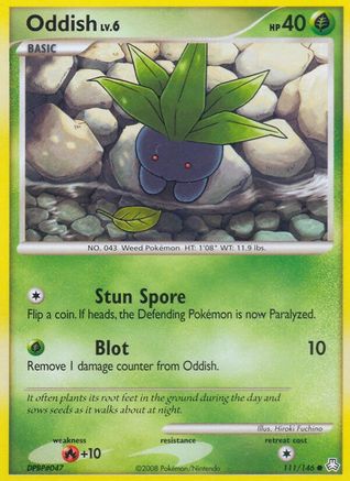 Oddish (111/146) [Legends Awakened] Reverse Holofoil - Common