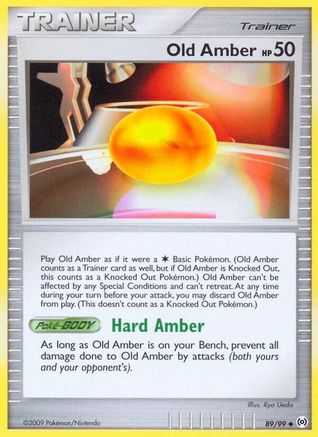 Old Amber (89/99) [Arceus] Reverse Holofoil - Uncommon