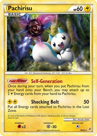Pachirisu (18/95) [Call of Legends] Holofoil - Holo Rare