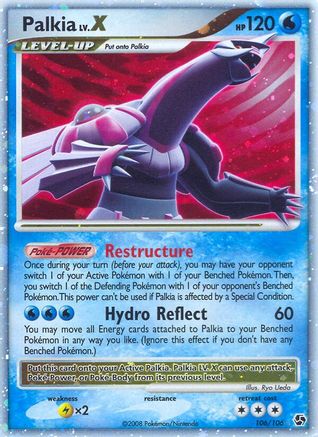 Palkia LV.X (106/106) [Great Encounters] Holofoil - Ultra Rare