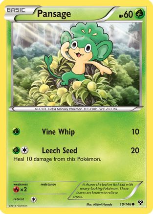 Pansage (10/146) [XY Base Set] - Common