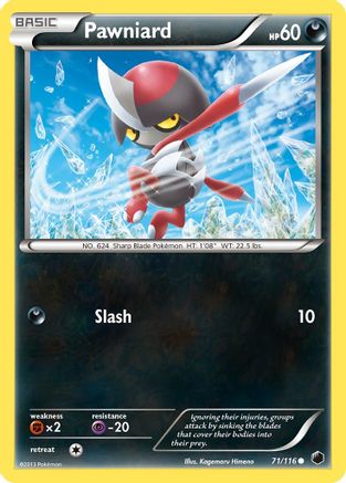 Pawniard (71/116) [Plasma Freeze] Reverse Holofoil - Common