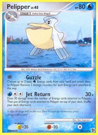 Pelipper (48/106) [Great Encounters] Reverse Holofoil - Uncommon